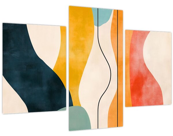 Tablou - Ilustrație colorată minimalistă II. (90x60 cm)