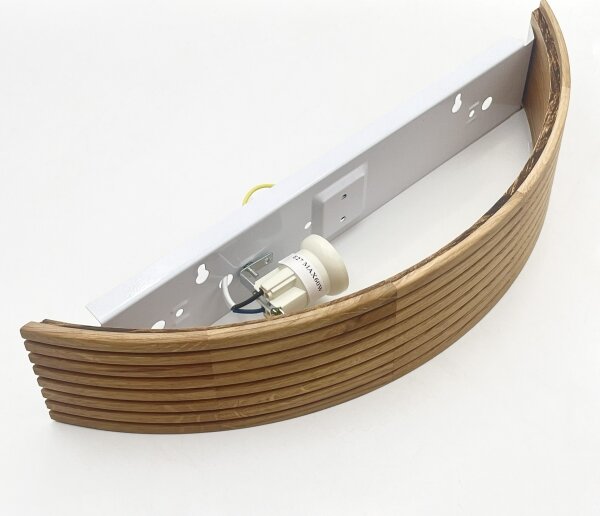 Brilagi - Aplică de perete LED CARVALHO MODERN 3xE27/60W/230V stejar