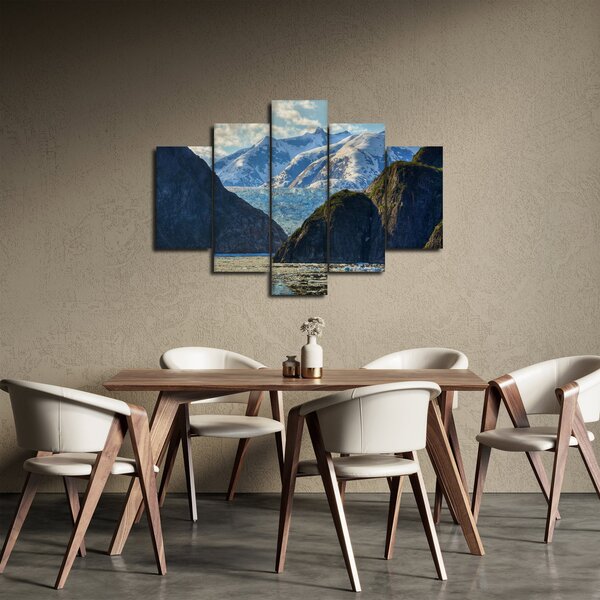 Tablou cu peisaj cu munții (150x105 cm)