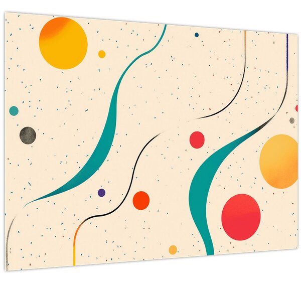 Tablou - Ilustrație colorată minimalistă (70x50 cm)