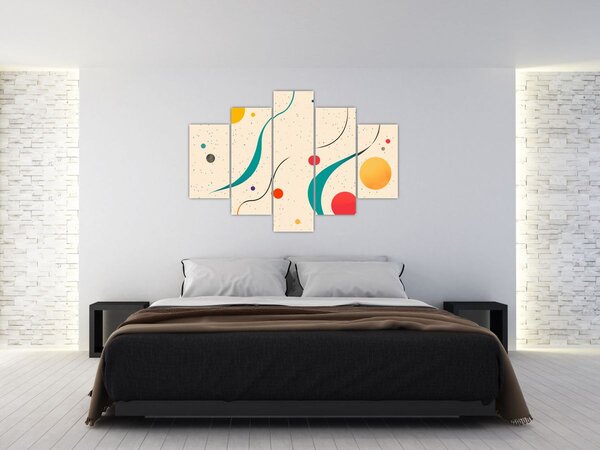 Tablou - Ilustrație colorată minimalistă (150x105 cm)