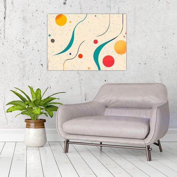 Tablou - Ilustrație colorată minimalistă (70x50 cm)