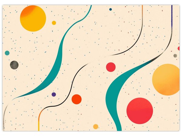 Tablou - Ilustrație colorată minimalistă (70x50 cm)