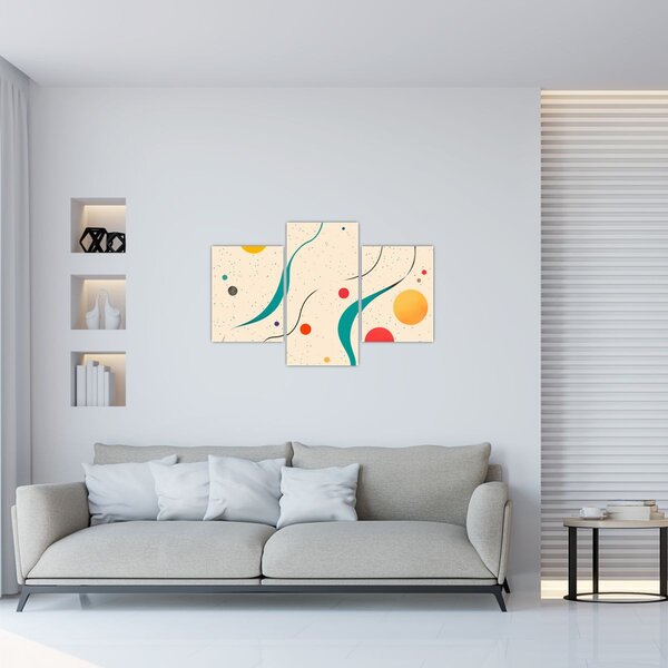 Tablou - Ilustrație colorată minimalistă (90x60 cm)