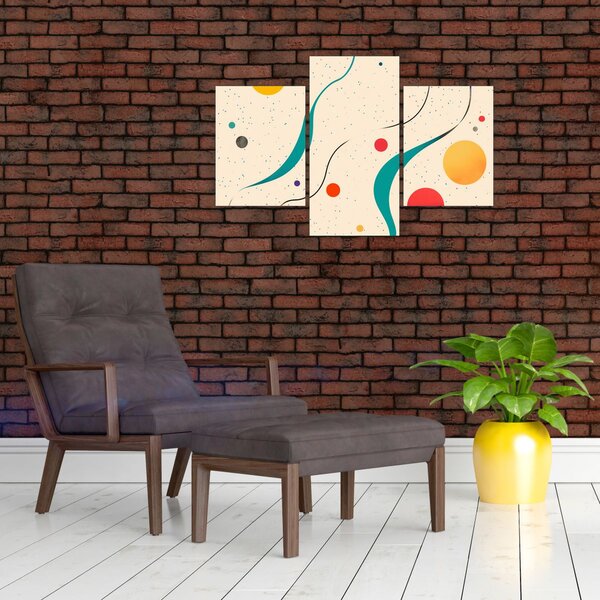 Tablou - Ilustrație colorată minimalistă (90x60 cm)
