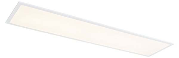 Panou LED încastrat alb dreptunghiular, incl. LED 3000K - 6500K cu comutator DIP - Seagal