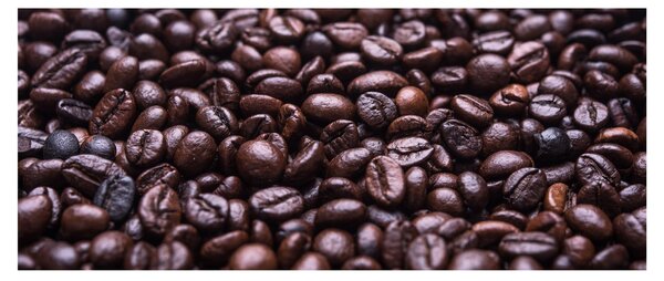 Tablou cu boabe de cafea (120x50 cm)