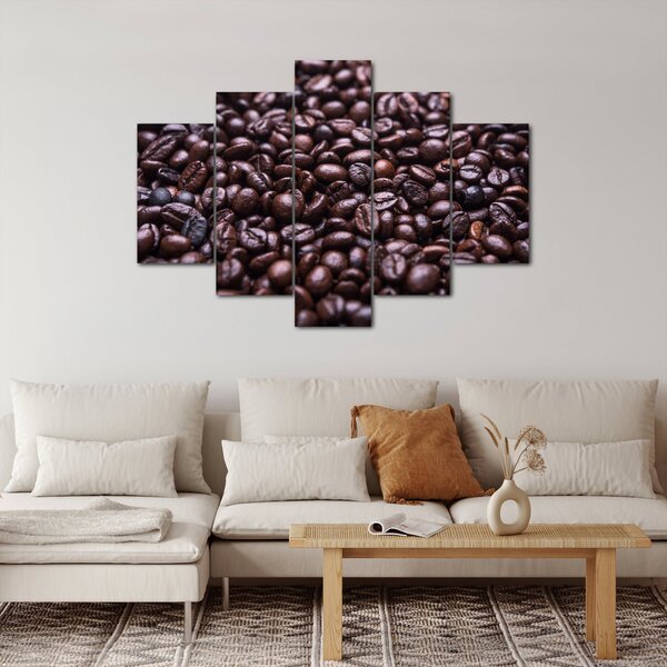 Tablou cu boabe de cafea (150x105 cm)