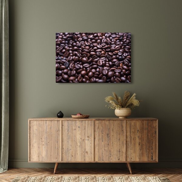 Tablou cu boabe de cafea (90x60 cm)