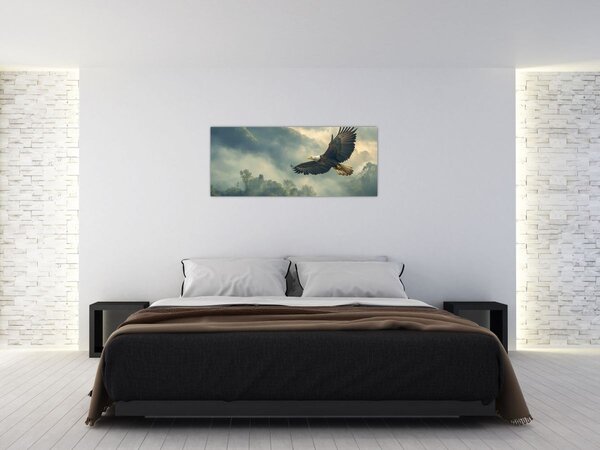 Tablou - Vultur în zbor (120x50 cm)