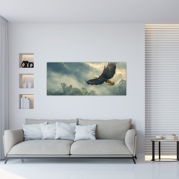 Tablou - Vultur în zbor (120x50 cm)