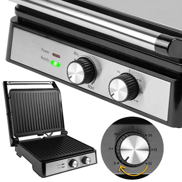 Grătar electric tip contact MALTEC XXL SM4500W