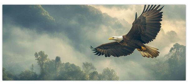Tablou - Vultur în zbor (120x50 cm)