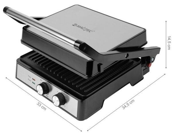 Grătar electric tip contact MALTEC XXL SM4500W