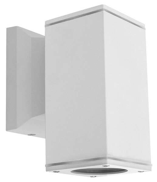 Aplică de exterior Aigostar 1xGU10/230V alb IP65 dreptunghiular