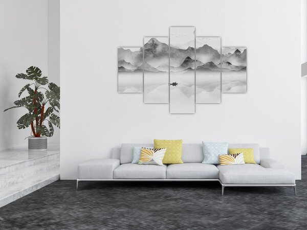 Tablou - Lac japonez (150x105 cm)