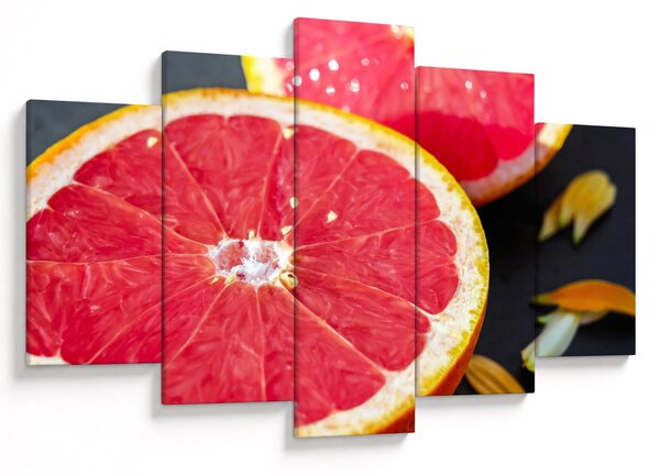 Tablou cu grapefruit tăiat (150x105 cm)