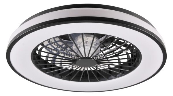 Plafonieră LED dimabilă cu ventilator LED/48W/230V 3000-6500K + telecomandă