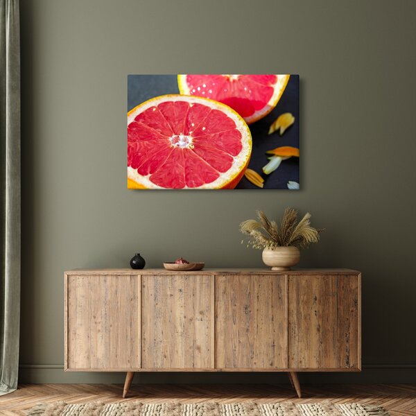 Tablou cu grapefruit tăiat (90x60 cm)
