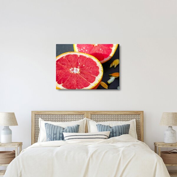 Tablou cu grapefruit tăiat (70x50 cm)