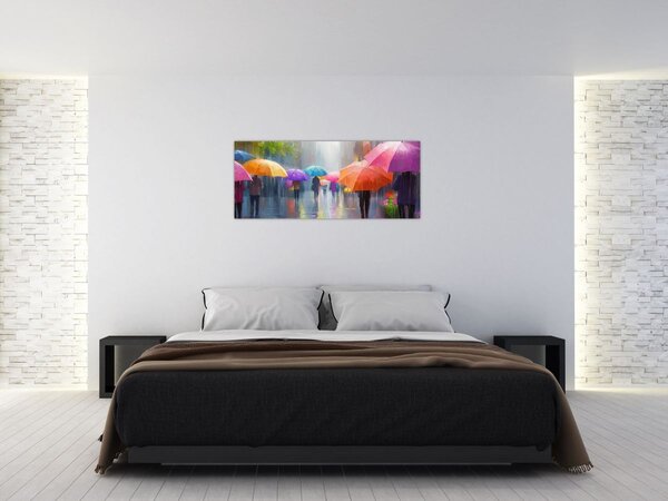Tablou - Zi ploioasă (120x50 cm)