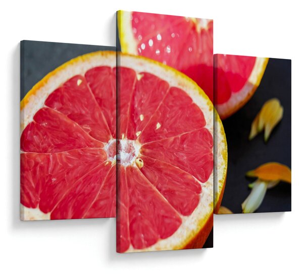 Tablou cu grapefruit tăiat (90x60 cm)