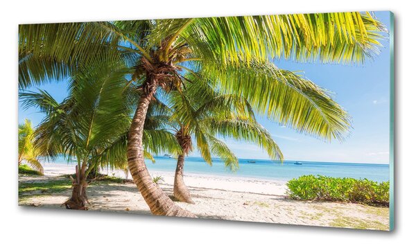 Panou sticla securizata bucatarie plaja tropicala