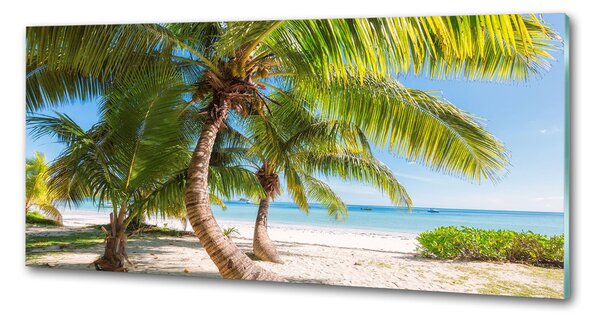 Panou sticla securizata bucatarie plaja tropicala