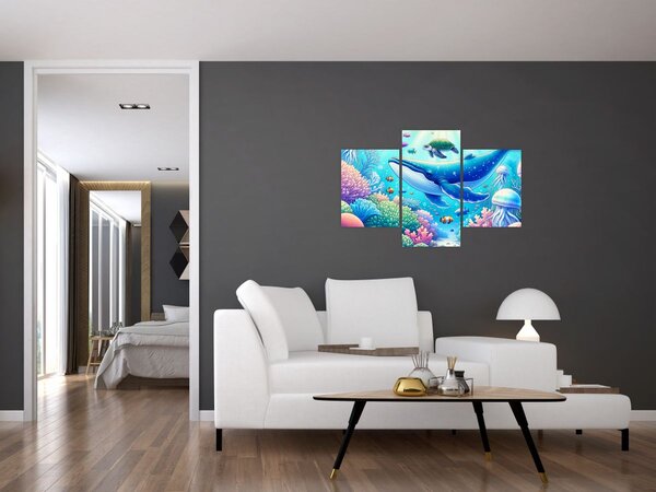 Tablou – Lume subacvatică (90x60 cm)