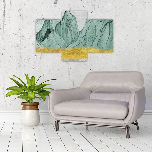 Tablou - Munții Smarald N⁰1 (90x60 cm)