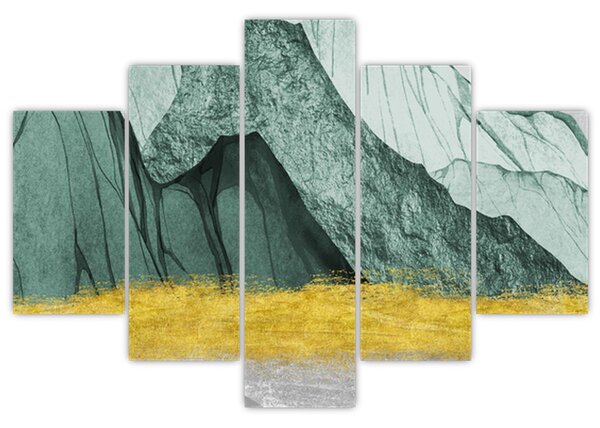 Tablou - Munții Smarald N⁰2 (150x105 cm)