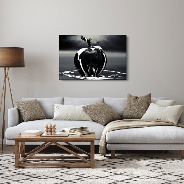 Tablou cu mărul negru (90x60 cm)