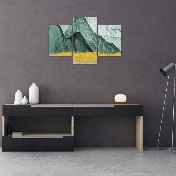 Tablou - Munții Smarald N⁰2 (90x60 cm)