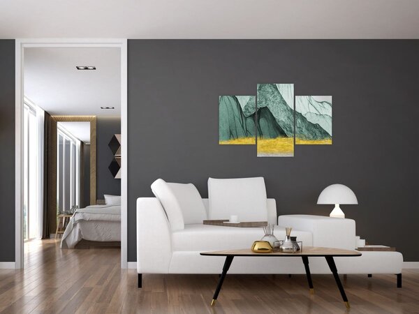Tablou - Munții Smarald N⁰2 (90x60 cm)