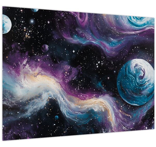 Tablou - Univers pictat (70x50 cm)