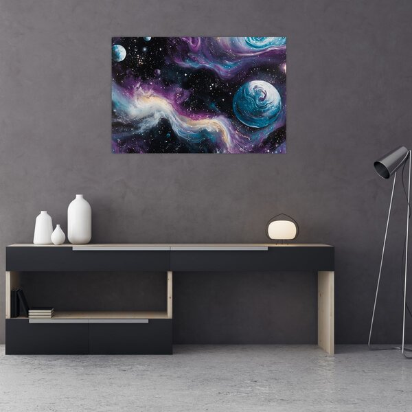 Tablou - Univers pictat (90x60 cm)