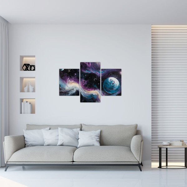Tablou - Univers pictat (90x60 cm)