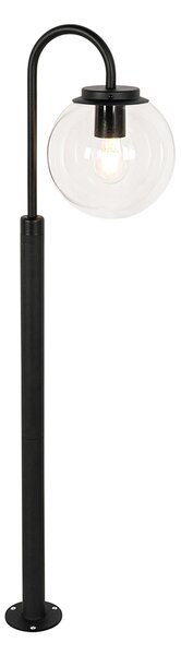 Felinar modern negru cu plastic 104 cm IP44 - Sfera