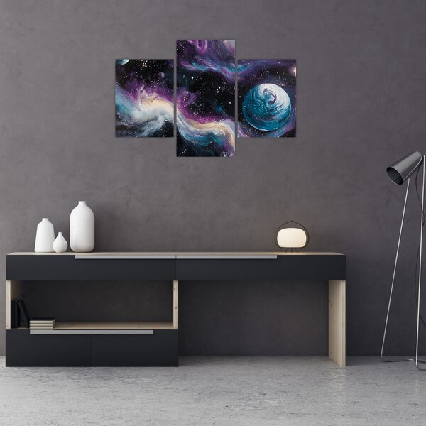 Tablou - Univers pictat (90x60 cm)