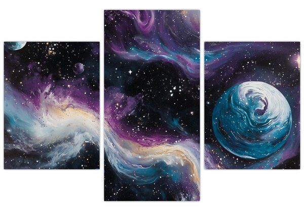 Tablou - Univers pictat (90x60 cm)