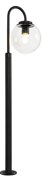 Felinar modern negru cu plastic 104 cm IP44 - Sfera