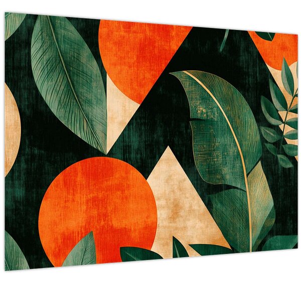 Tablou - Motive naturale geometrice II. (70x50 cm)