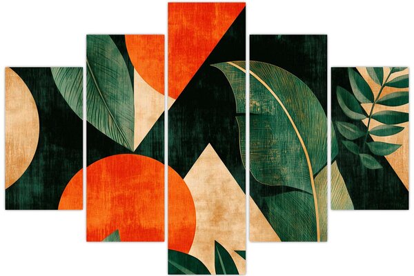 Tablou - Motive naturale geometrice II. (150x105 cm)