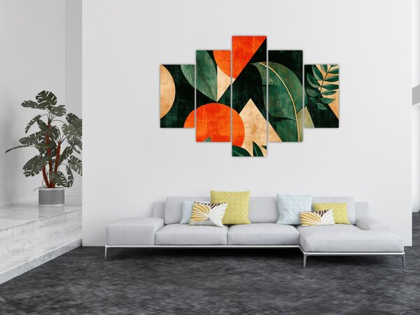 Tablou - Motive naturale geometrice II. (150x105 cm)