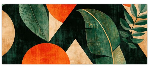 Tablou - Motive naturale geometrice II. (120x50 cm)