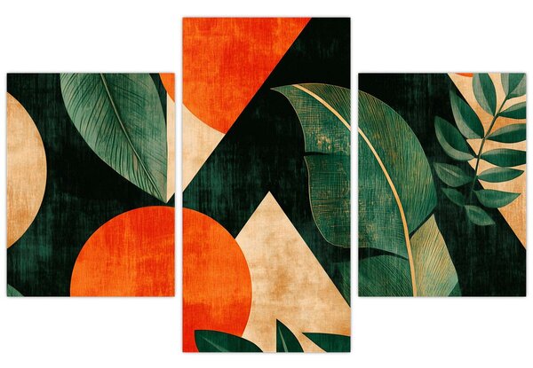 Tablou - Motive naturale geometrice II. (90x60 cm)