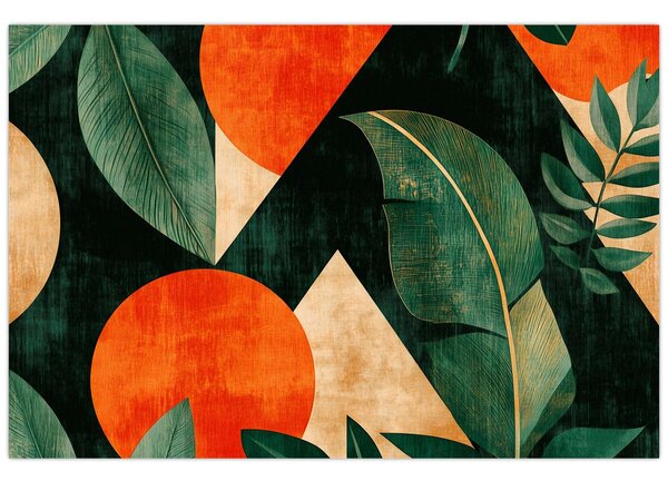 Tablou - Motive naturale geometrice II. (90x60 cm)