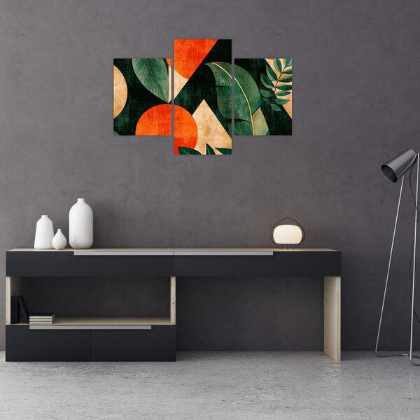 Tablou - Motive naturale geometrice II. (90x60 cm)