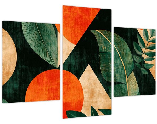 Tablou - Motive naturale geometrice II. (90x60 cm)