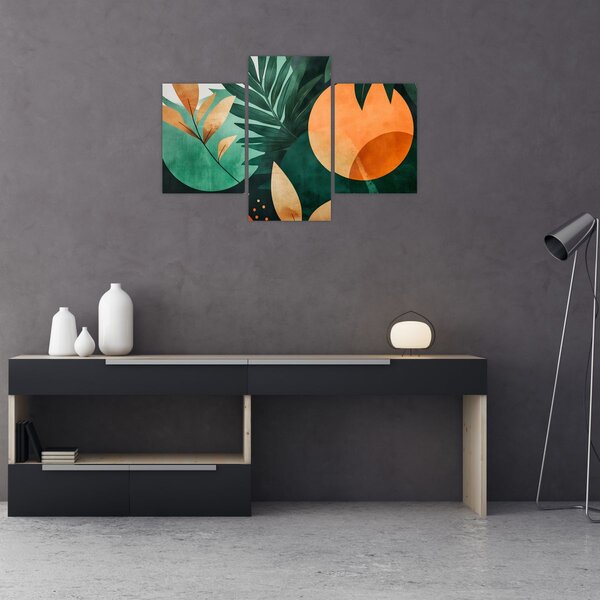 Tablou - Motive naturale geometrice (90x60 cm)